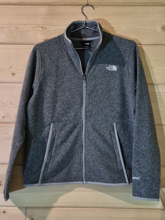 The North Face Jackets & Blazers - The North Face Gray Full-Zip Fleece Jacket Size M 21x24